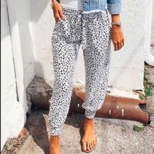 NWT Top Judy Leopard Joggers